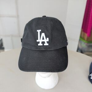 47 Black White Logo Adult Unisex Baseball Cap Hat Adjustable Casual Sporty Chic